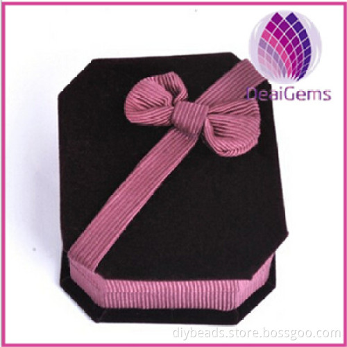 fancy velet jewlery packaging box for necklace factory price jewelry box necklace packing box